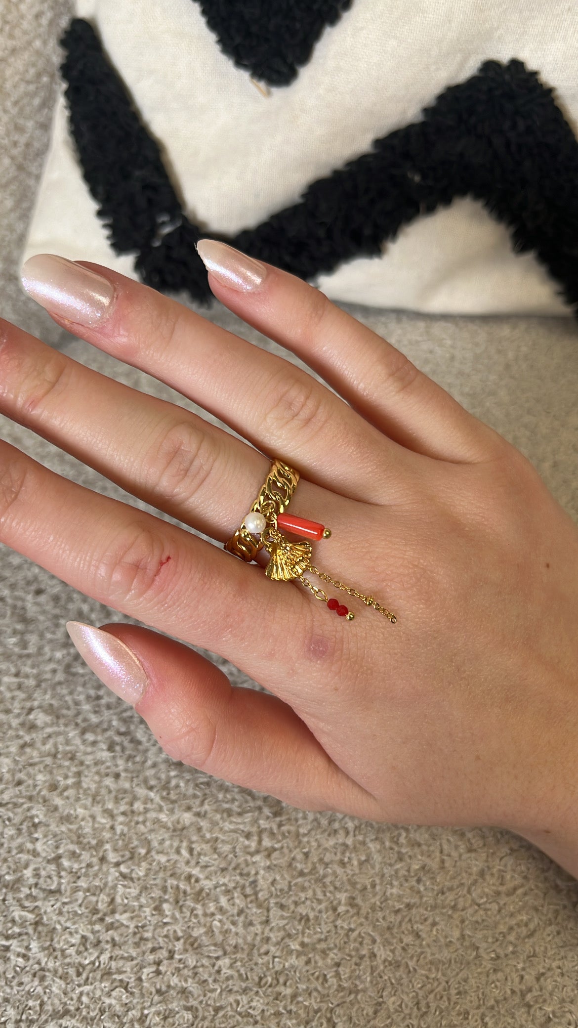 Bague breloque