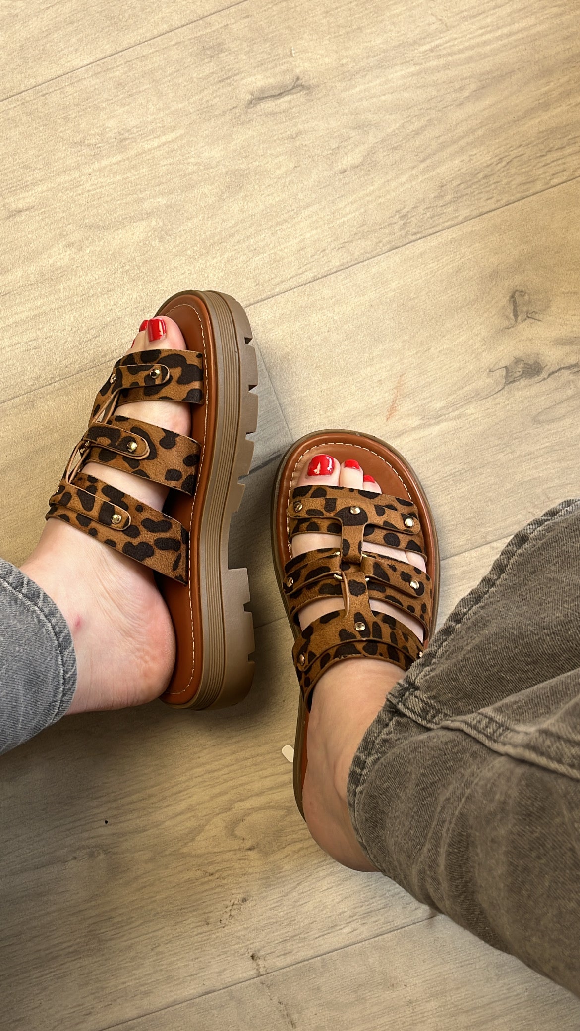 Sandale leopard