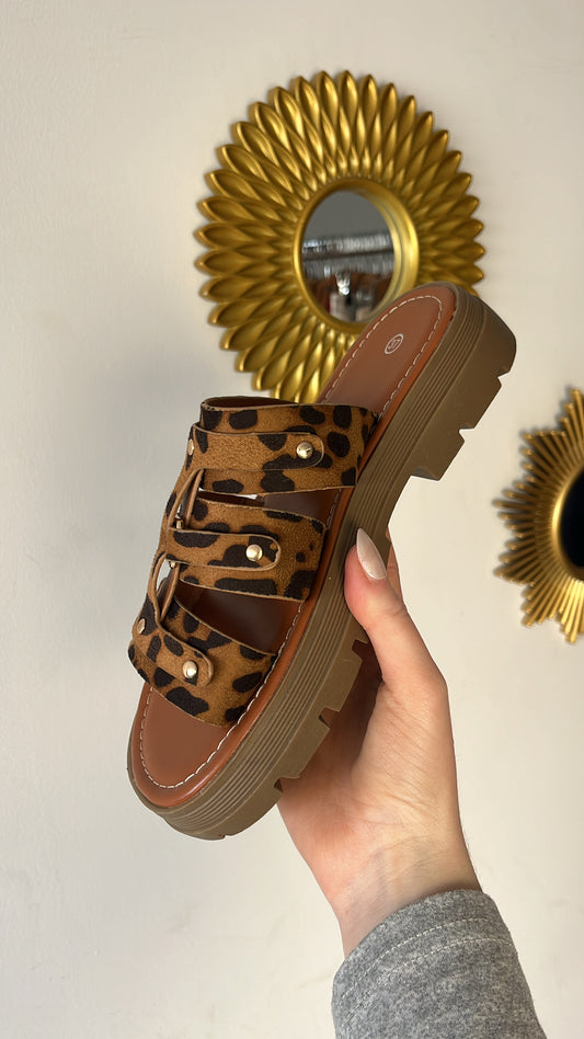 Sandale leopard